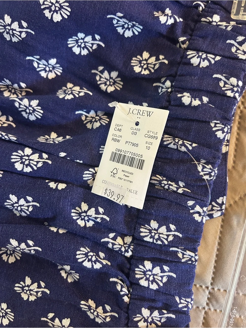 J. Crew tailored skort